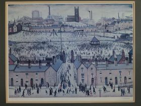 L. S. Lowry - signed limited edition colour print - 'Britain at Play', Fine Art Trade Guild