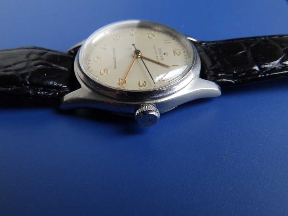 A boxed gent's stainless steel Rolex Oyster Royal wrist watch, manual wind, centre seconds, case - Image 4 of 7