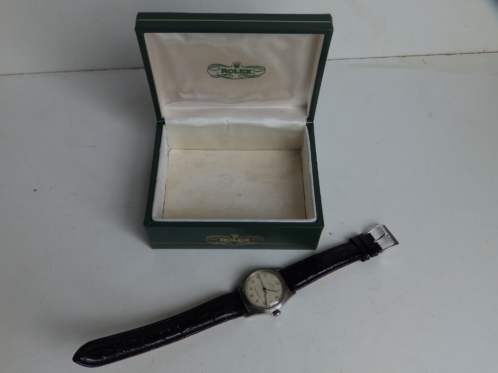 A boxed gent's stainless steel Rolex Oyster Royal wrist watch, manual wind, centre seconds, case - Image 2 of 7