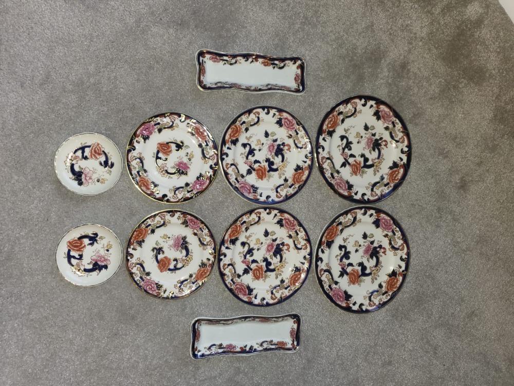 58 pieces of Masons Ironstone Mandalay pattern tableware, including a range of bowls and plates, a - Image 31 of 32
