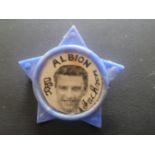 WEST BROMWICH ALBION VINTAGE PLASTIC STAR BADGE