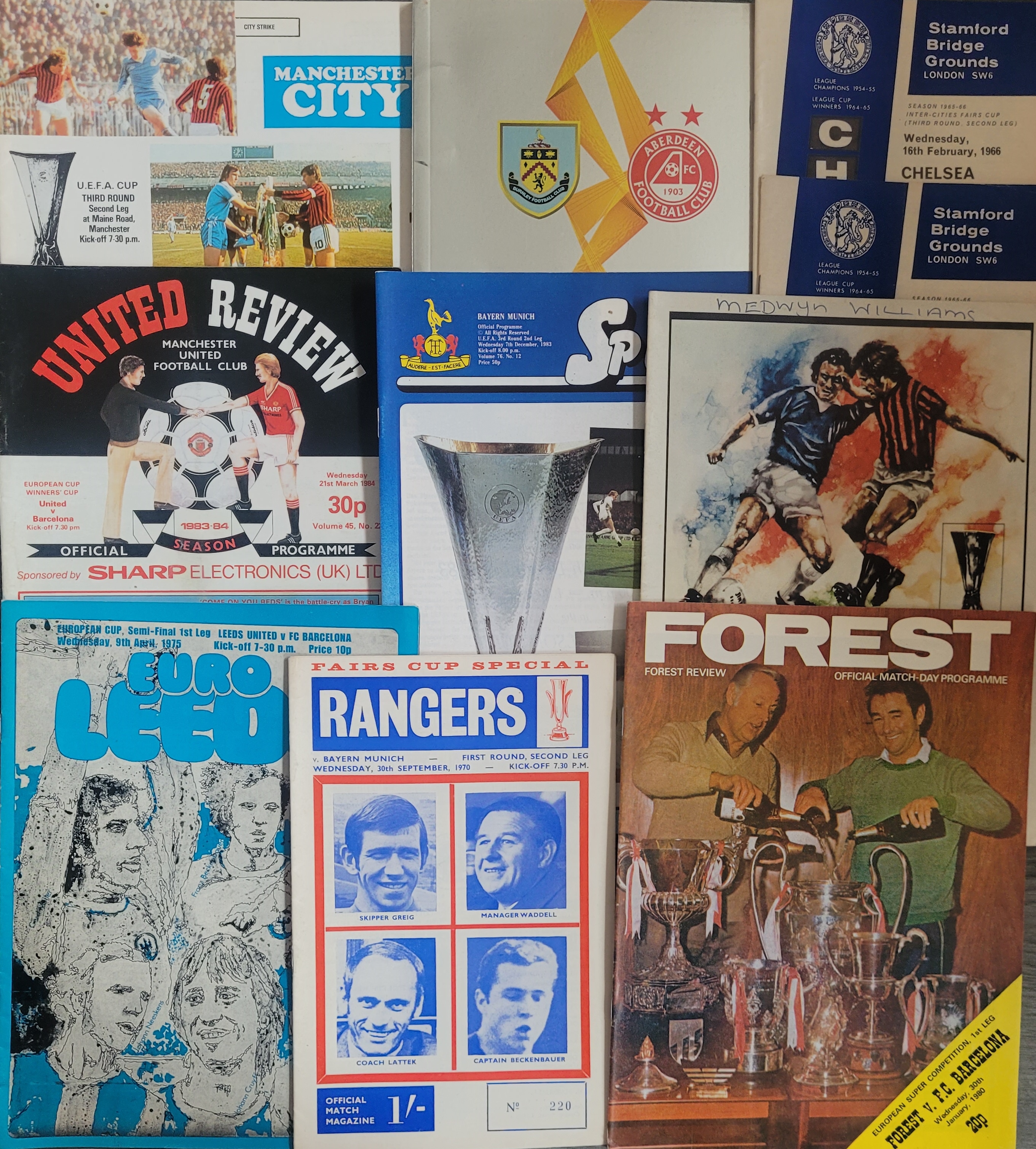 EUROPEAN CUPS PROGRAMMES X 167 - Image 12 of 16