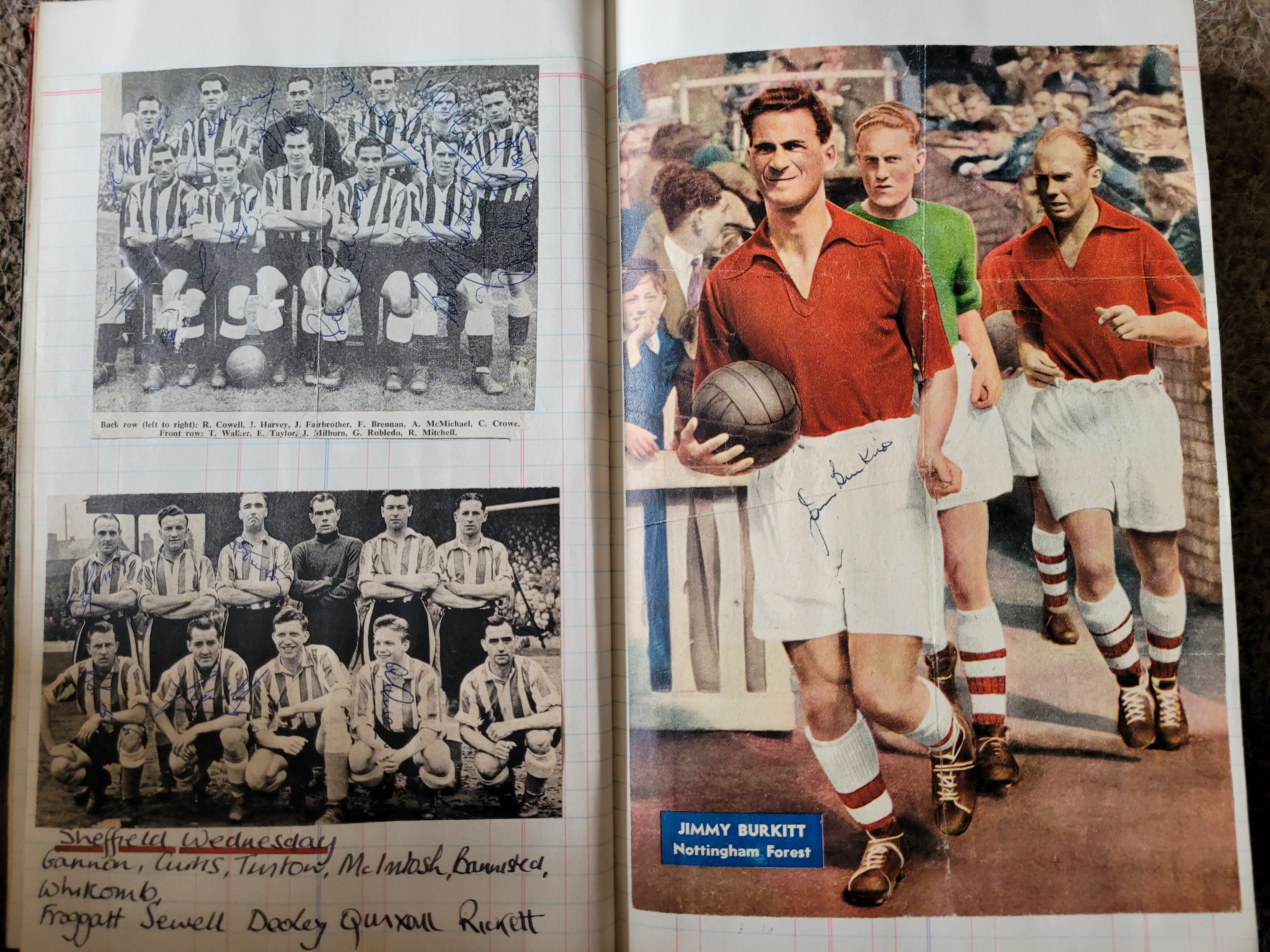 BOOK CONTAINING OVER 1,300 AUTOGRAPHED PICTURES INC' 4 OF MANCHESTER UNITED'S DUNCAN EDWARDS - Image 24 of 160