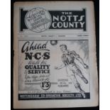 1949-50 NOTTS COUNTY V READING