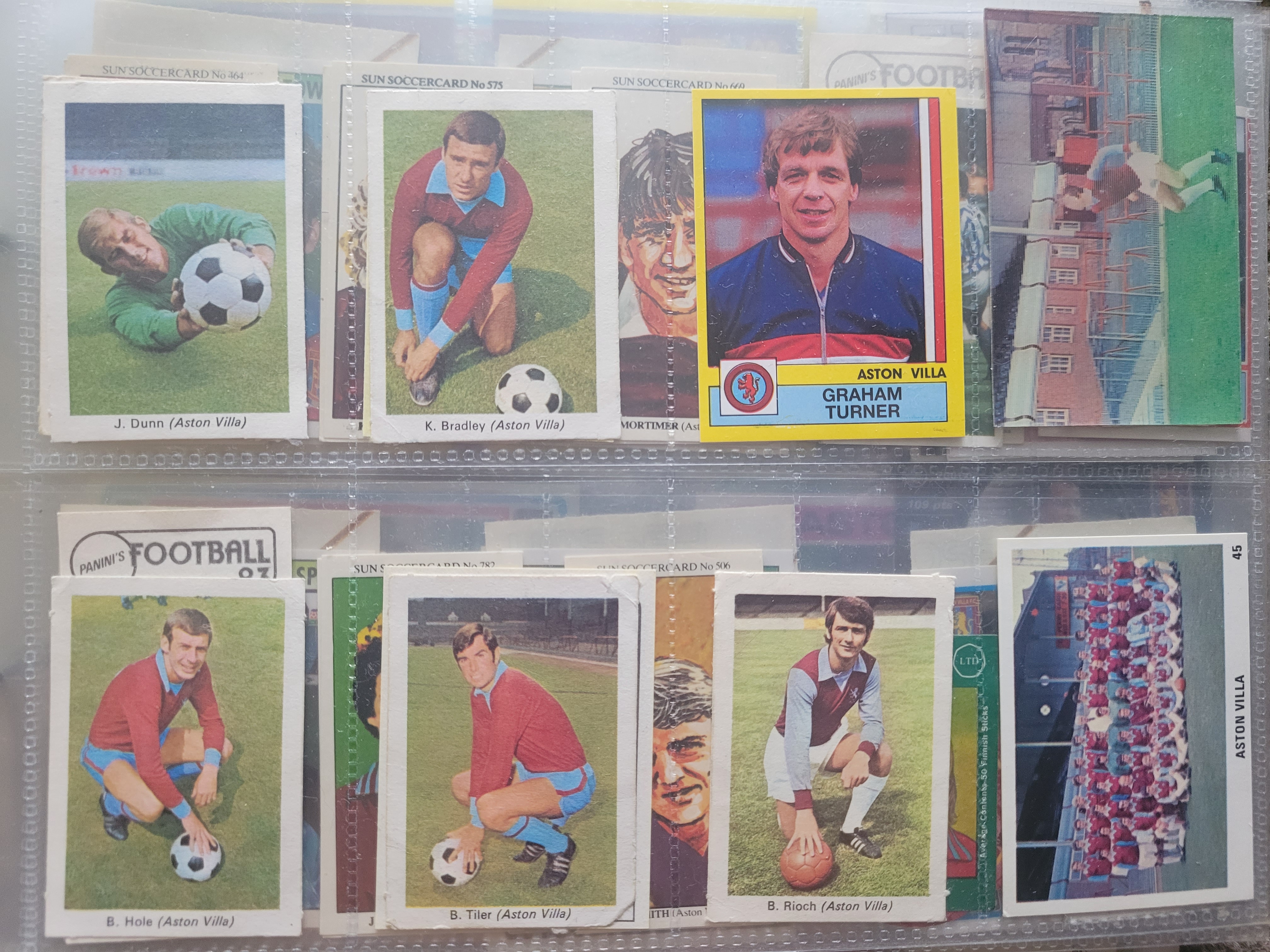 COLLECTION OF ASTON VILLA CIGARETTE &TRADE CARDS / STICKERS X 185 - Image 4 of 10