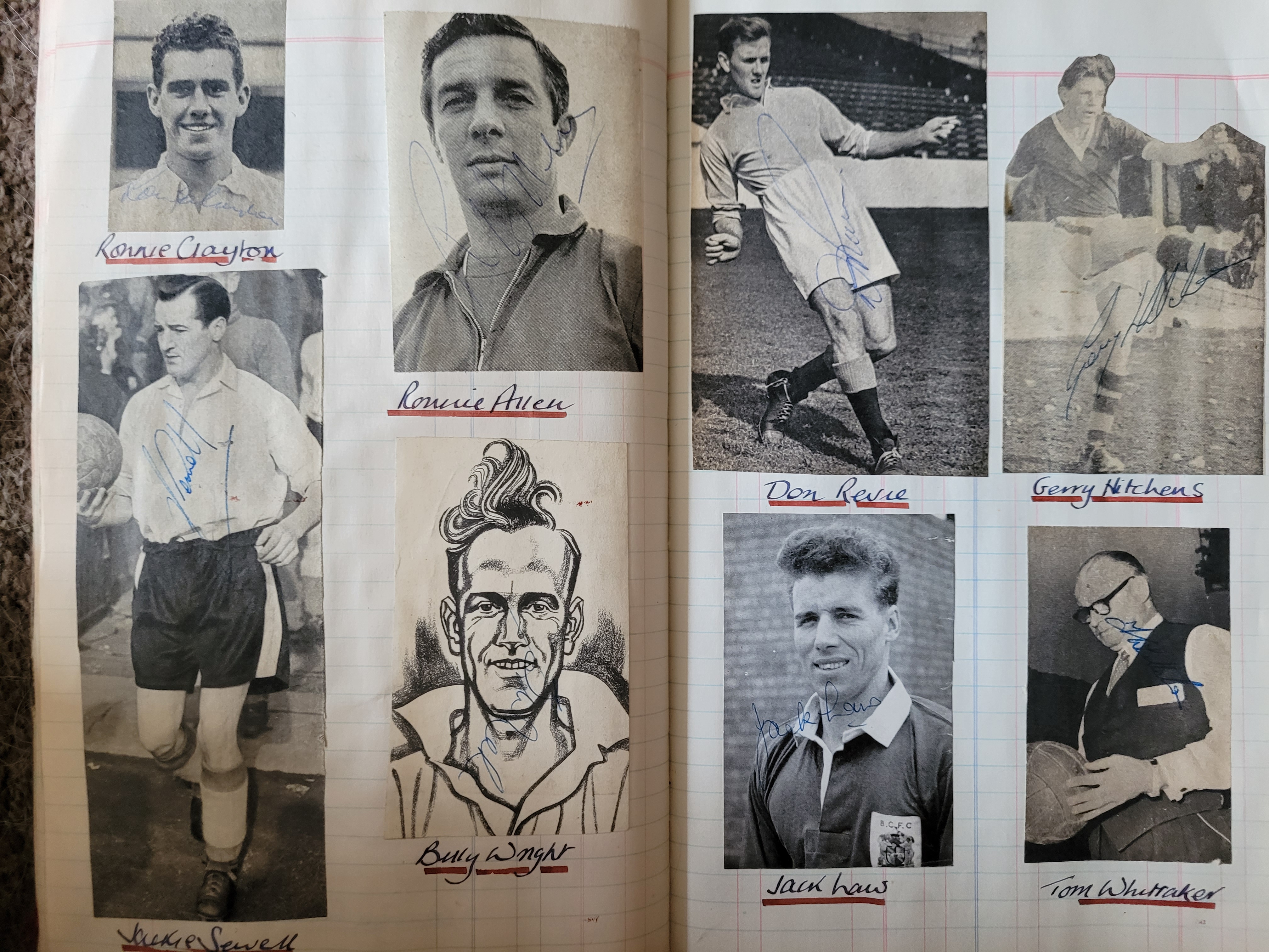 BOOK CONTAINING OVER 1,300 AUTOGRAPHED PICTURES INC' 4 OF MANCHESTER UNITED'S DUNCAN EDWARDS - Image 85 of 160