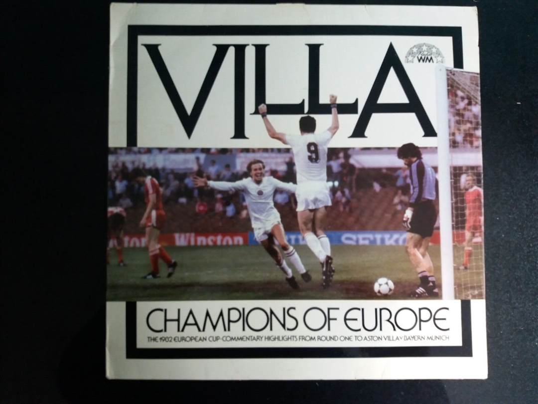 1982 ASTON VILLA CHAMPIONS OF EUROPE 33RPM RECORD