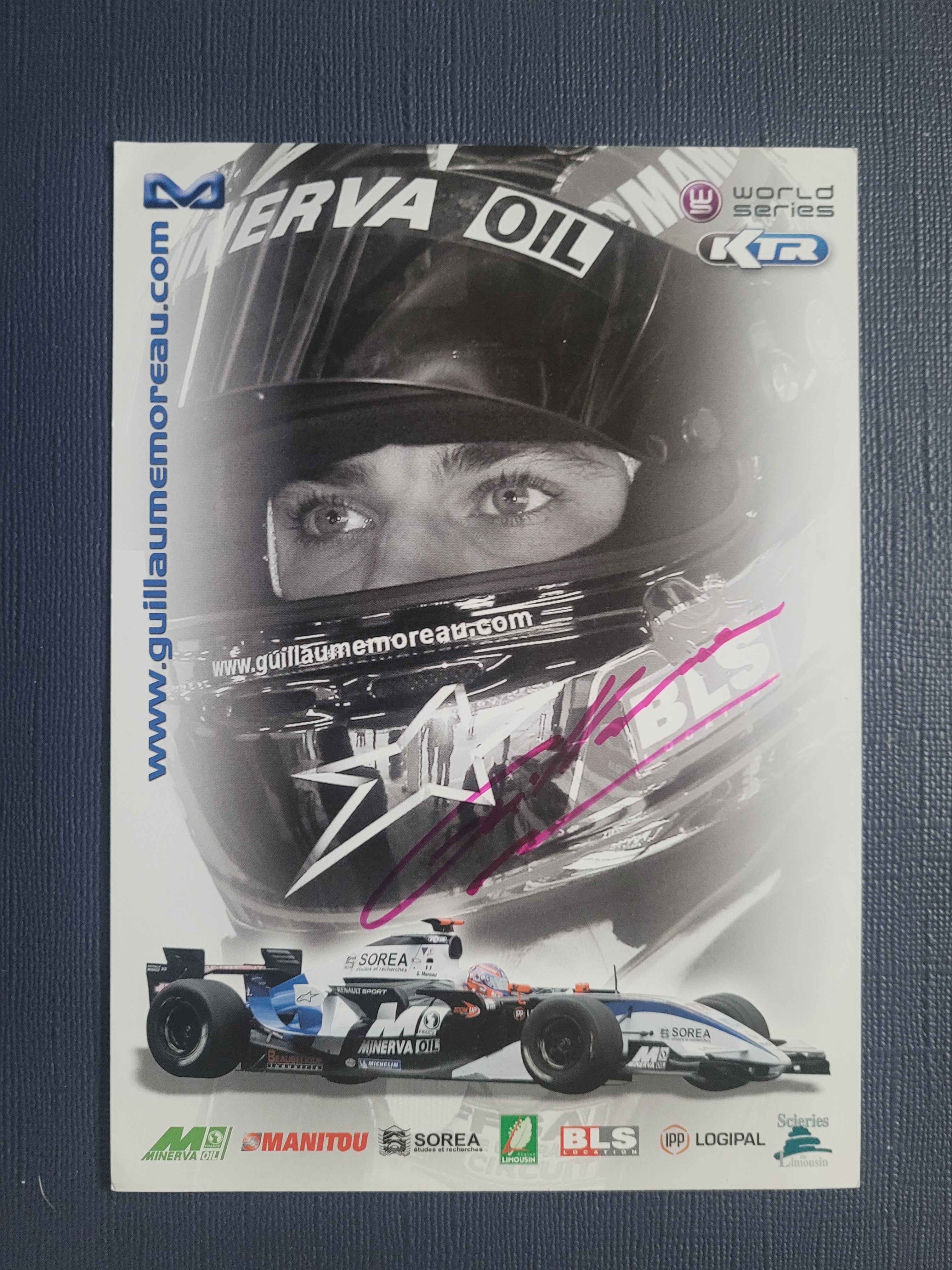 MOTOR RACING FORMULA 3 AUTOGRAPHED DRIVER PROMOTIONAL CARDS X 13 - Image 4 of 6