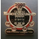 MANCHESTER UNITED 2008 PREMIER LGE WINNERS LARGE BADGE