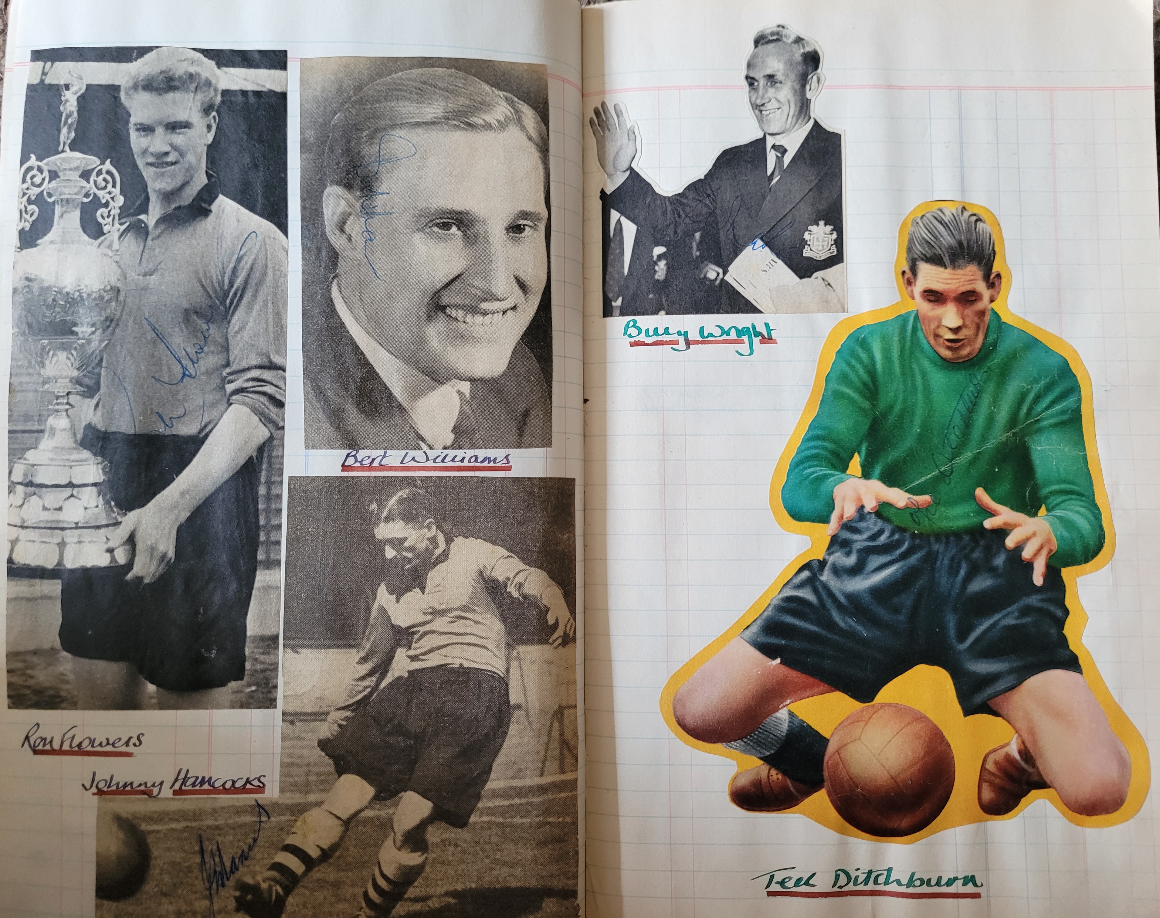 BOOK CONTAINING OVER 1,300 AUTOGRAPHED PICTURES INC' 4 OF MANCHESTER UNITED'S DUNCAN EDWARDS - Image 81 of 160