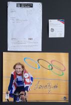 2012 OLYMPICS LAURA TROTT OFFICIAL AUTOGRAPHED PHOTO