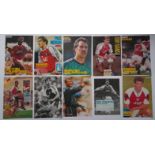 ARSENAL AUTOGRAPHED MAGAZINE PICTURES X 10