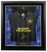 MANCHESTER UNITED ERIC CANTONA FRAMED SHIRT