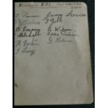 1923-24 KEIGHLEY RUGBY LEAGUE AUTOGRAPH PAGE