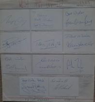 WEST HAM UNITED 1975 FA CUP WINNERS AUTOGRAPHS