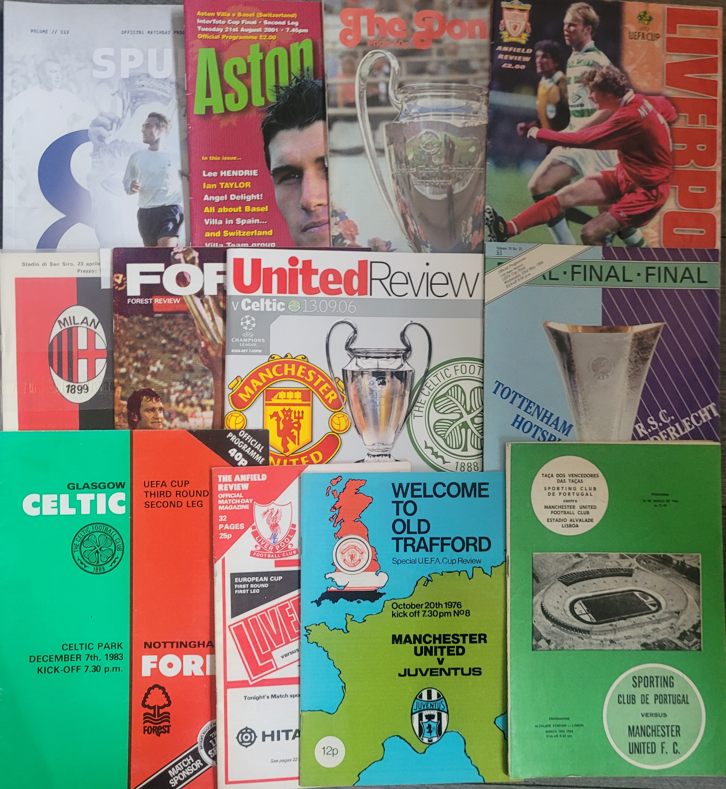 EUROPEAN CUPS PROGRAMMES X 167 - Image 10 of 16