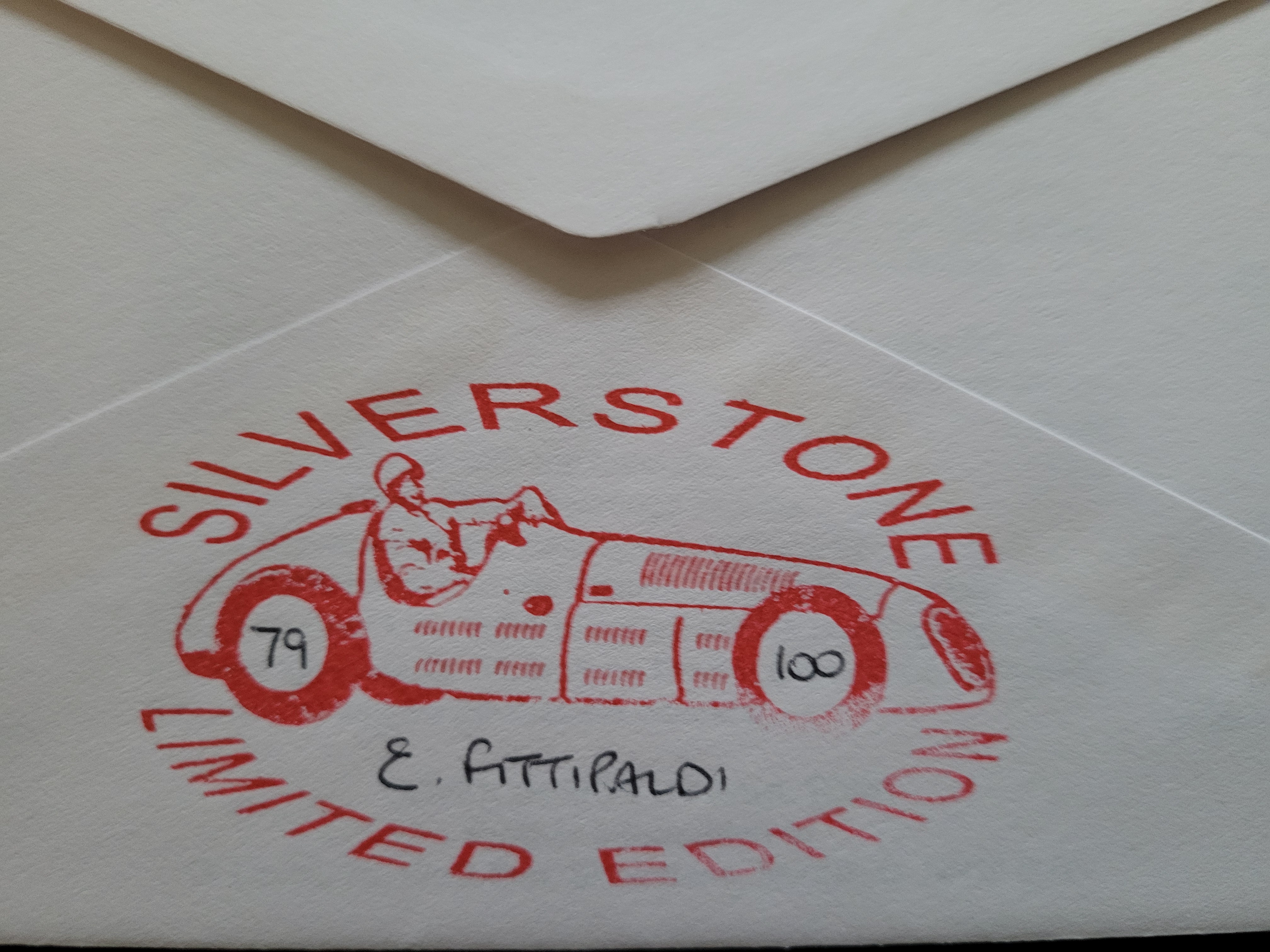 1998 SILVERSTONE MOTOR RACING LTD EDITION POSTAL COVER AUTOGRAPHED BY EMERSON FITTIPALDI - Image 2 of 2