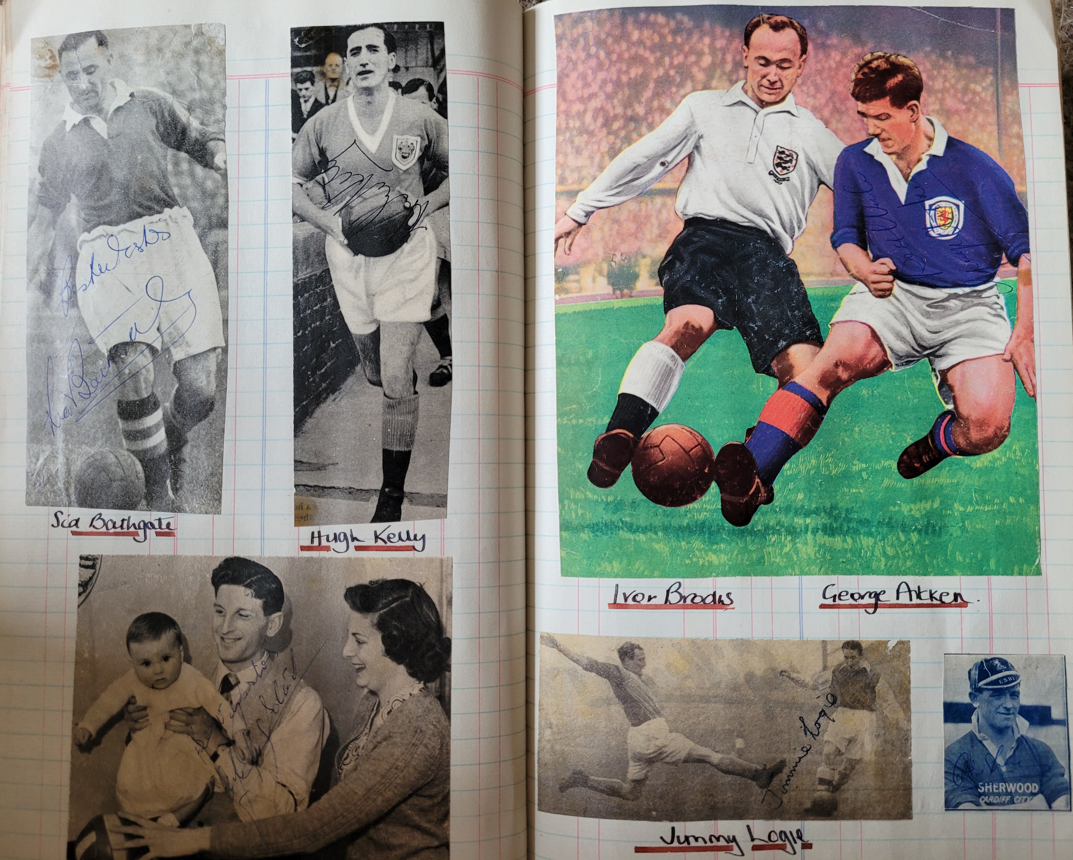 BOOK CONTAINING OVER 1,300 AUTOGRAPHED PICTURES INC' 4 OF MANCHESTER UNITED'S DUNCAN EDWARDS - Image 38 of 160