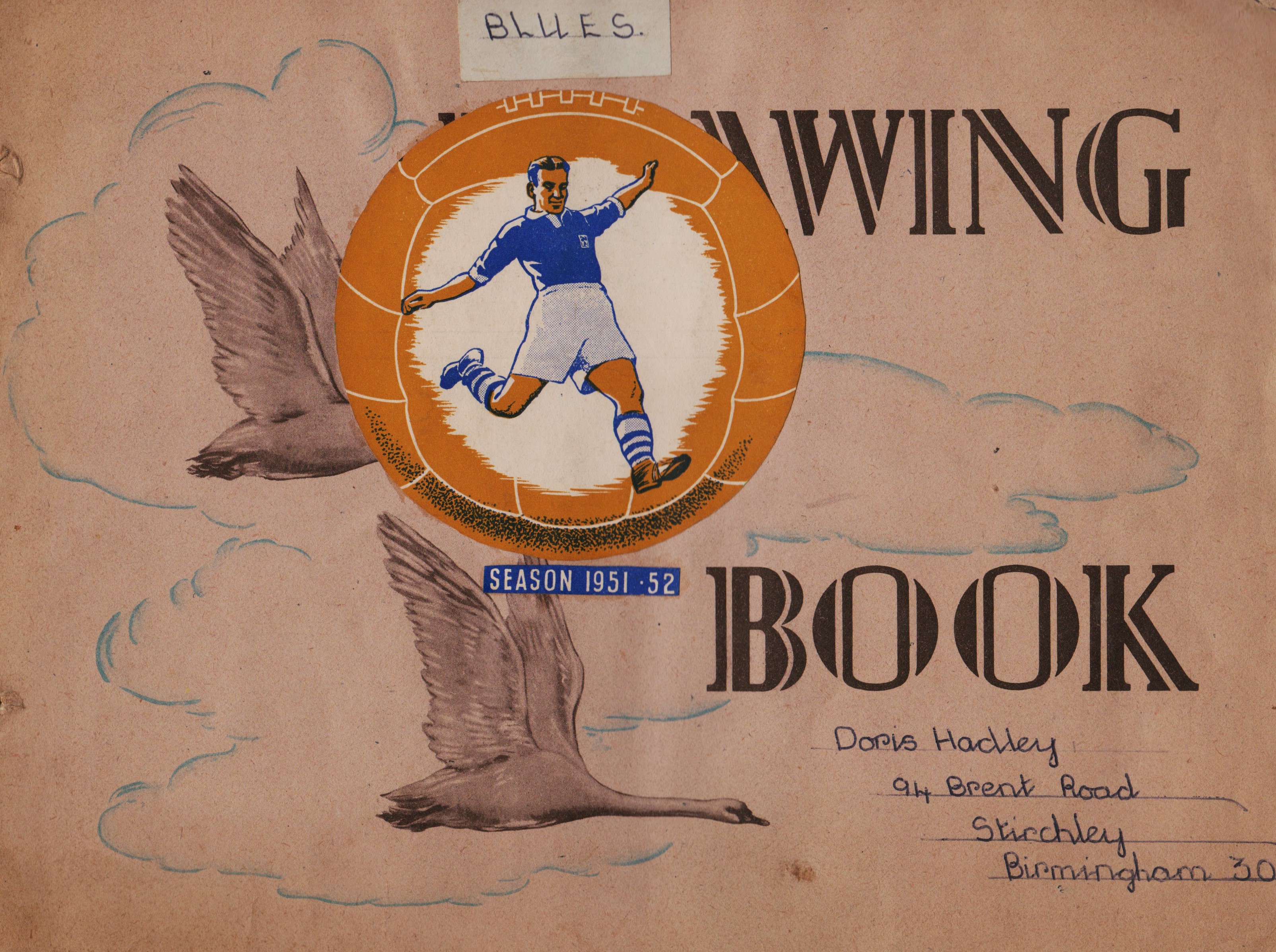 1951/52 BIRMINGHAM CITY SCRAPBOOK