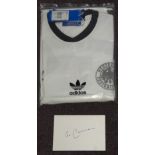 FRANZ BECKENBAUR AUTOGRAPH & REPLICA SHIRT