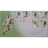 WORLD CUP POSTAL COVER AUTOGRAPHED BY PELE