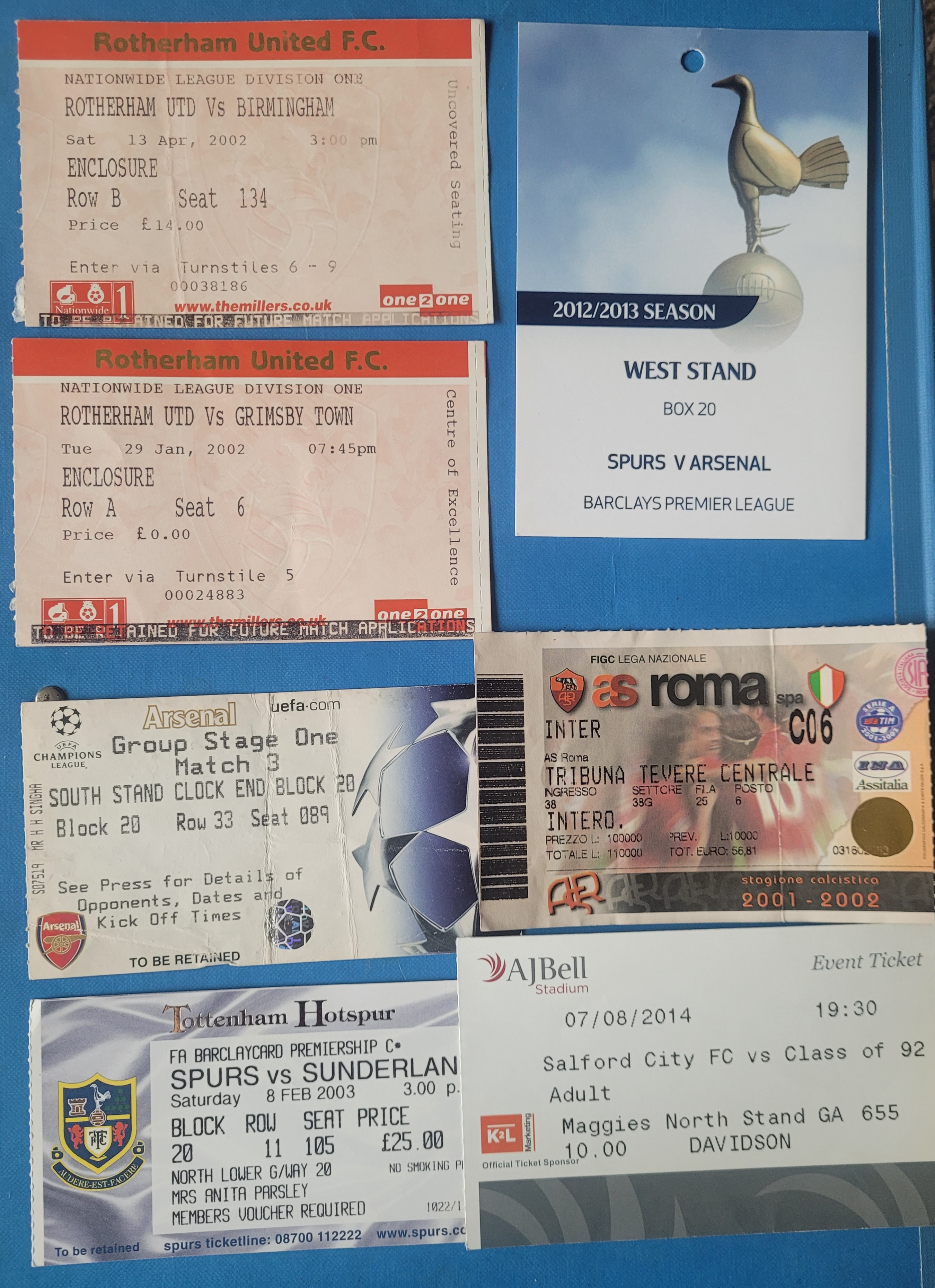 COLLECTION OF FOOTBALL TICKETS X 122 - Image 4 of 9