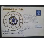 1971 CHELSEA LIMITED EDITION POSTAL COVER SIGNED BY RON HARRIS