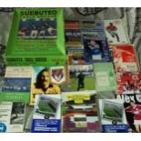 FOOTBALL PROGRAMMES & MEMORABILIA INCLUDING BOOKS, SUBBUTEO ETC.