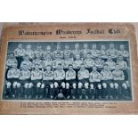 WOLVERHAMPTON WANDERERS 1930-31 ORIGINAL TEAM PHOTO