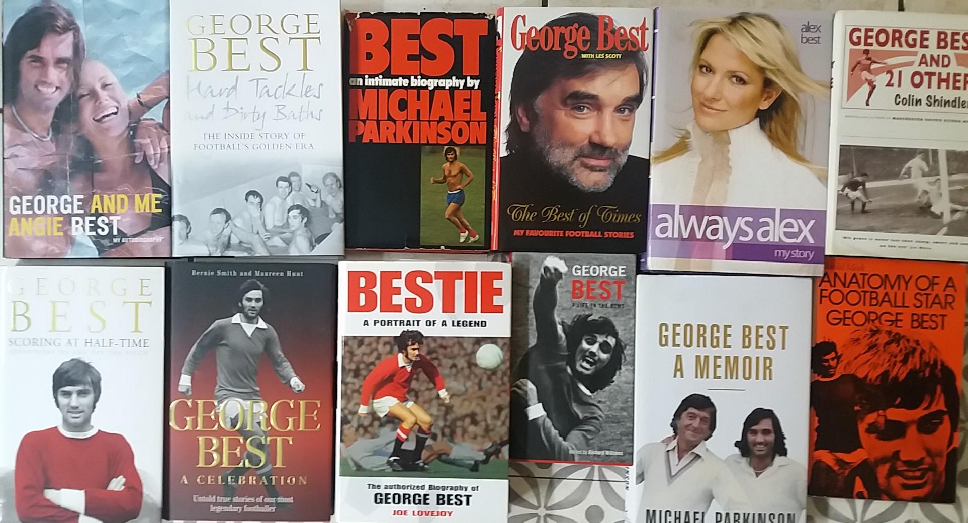 MANCHESTER UNITED GEORGE BEST BOOKS X 12