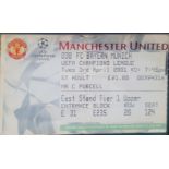 2000-01 MANCHESTER UNITED V BAYERN MUNICH CHAMPIONS LEAGUE TICKET