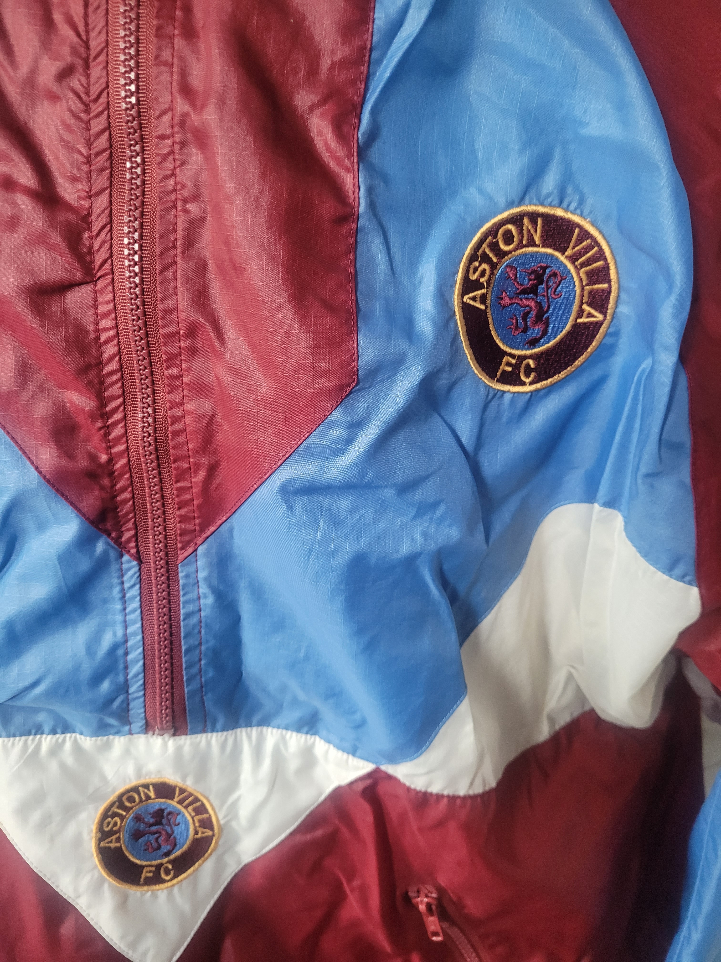 VINTAGE ASTON VILLA WATERPROOF JACKET - Image 2 of 6