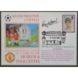 1998 MANCHESTER UNITED 40TH ANNIV OF MUNICH OF LTD EDITION POSTAL COVER AUTOGRAPHED BY RAY WOOD