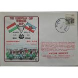 1975 FERENCVAROS V RED STAR ECWC CUP SEMI - FINAL POSTAL COVER