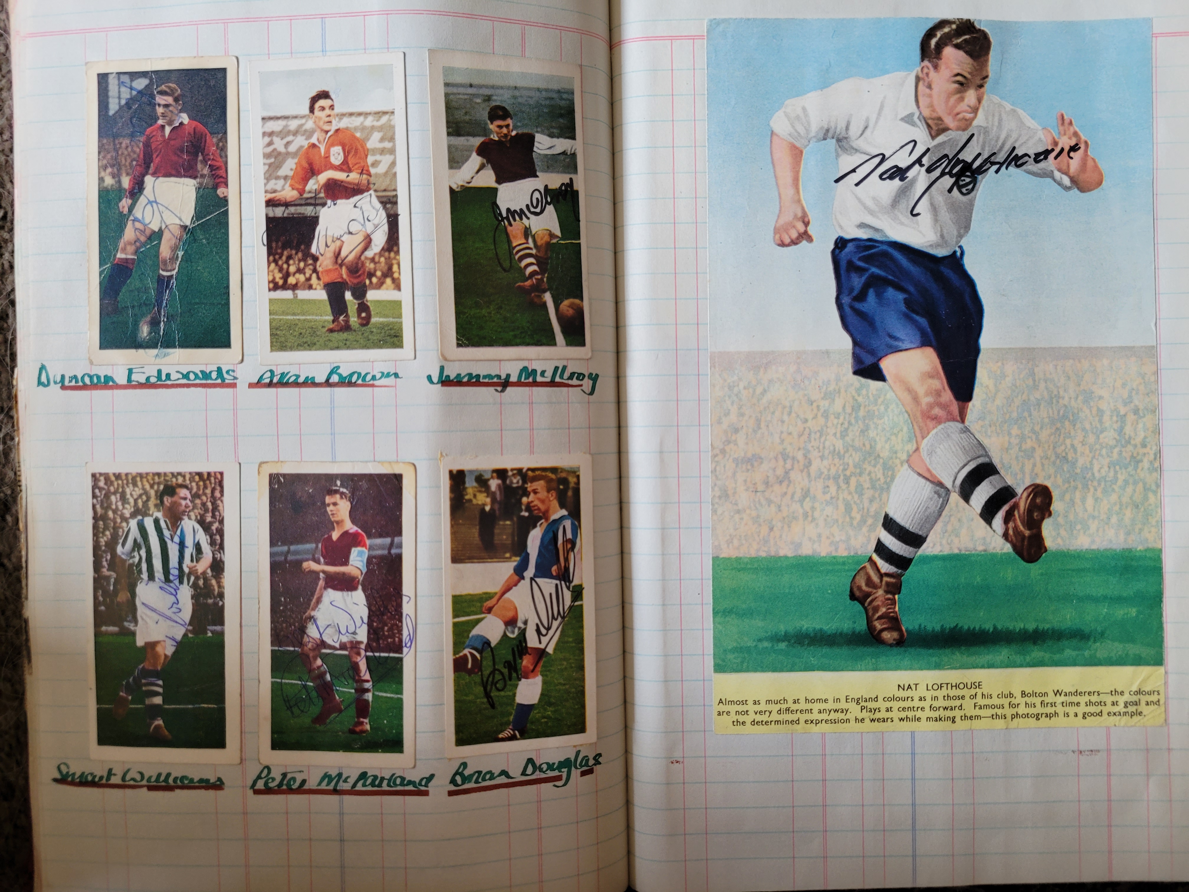 BOOK CONTAINING OVER 1,300 AUTOGRAPHED PICTURES INC' 4 OF MANCHESTER UNITED'S DUNCAN EDWARDS - Image 75 of 160