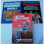 SPEEDWAY - PETER COLLINS BELLE VUE HAND SIGNED AUTOBIOGRAPHY