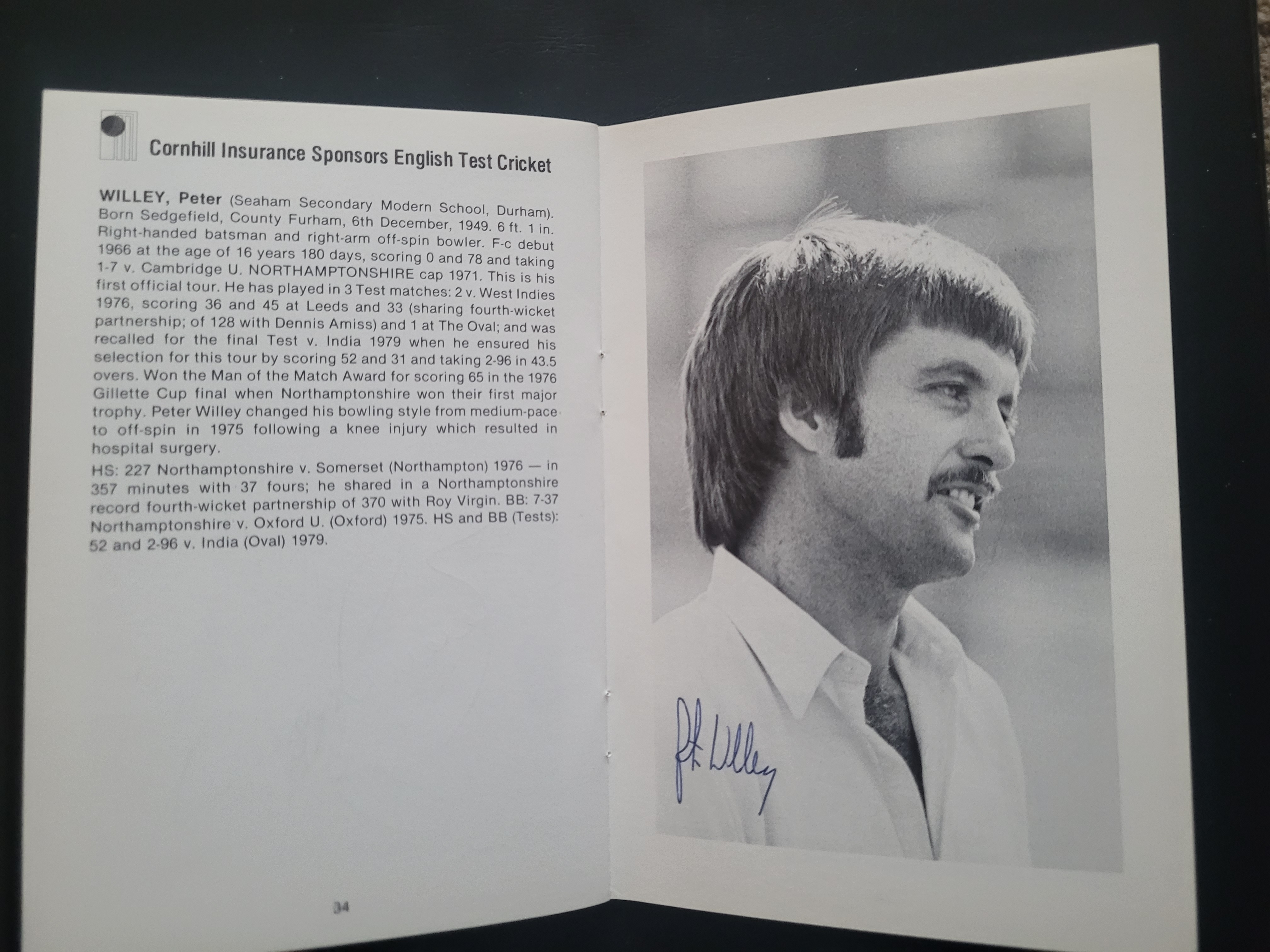 CRICKET 1979-80 ENGLAND IN AUSTRALIA BROCHURE FULLY SIGNED EXCEPT FOR GOOCH & RANDALL - Image 15 of 15