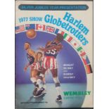 BASKETBALL 1977 HARLEM GLOBETROTTERS V NEW JERSEY REDS