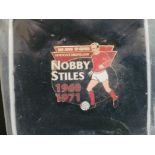 MANCHESTER UNITED LARGE NOBBY STILES BADGE