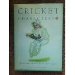 THE CRICKET CARICATURES OF JOHN IRELAND MULTI SIGNED BOOK