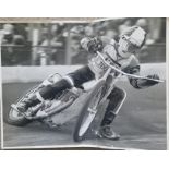 SPEEDWAY LARGE ORIGINAL WRIGHT WOOD PHOTO OF JOHN LOUIS