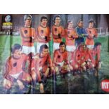 LARGE FOOTBALL POSTERS HOLLAND, ENGLAND, ARSENAL ETC.