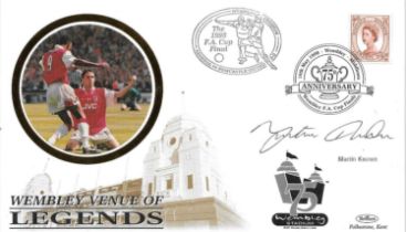 1998 FA CUP FINAL ARSENAL V NEWCASTLE UNITED AUTOGRAPHED POSTAL COVER