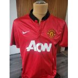 MANCHESTER UNITED 2013-14 REPLICA HOME SHIRT