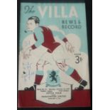 1948-49 ASTON VILLA V MANCHESTER UNITED