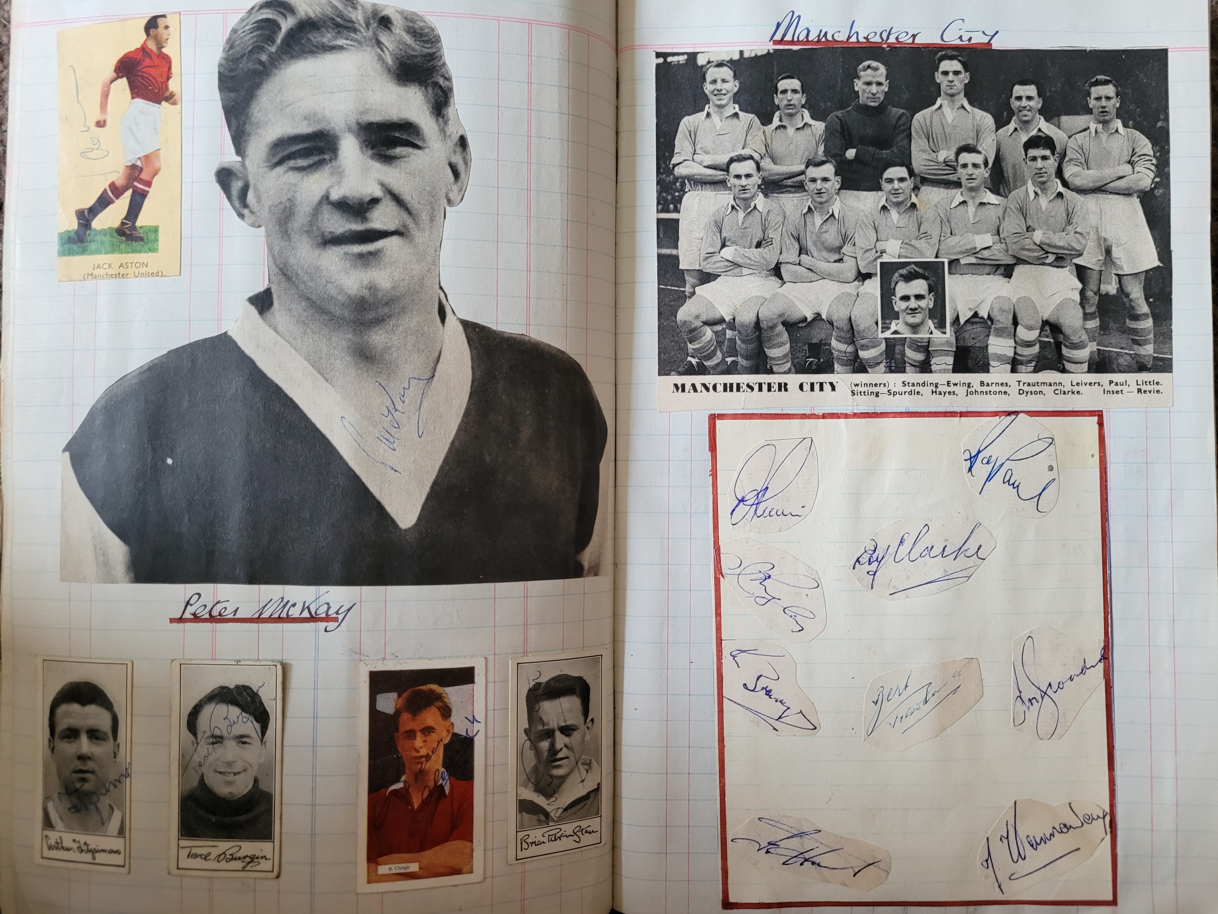 BOOK CONTAINING OVER 1,300 AUTOGRAPHED PICTURES INC' 4 OF MANCHESTER UNITED'S DUNCAN EDWARDS - Image 77 of 160