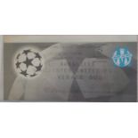 1999-2000 MARSEILLE V MANCHESTER UNITED CHAMPIONS LEAGUE TICKET