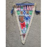 SCOTLAND 1974 WORLD CUP PENNANT