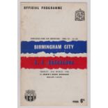 1959/60 ICFC FINAL BIRMINGHAM CITY V C.F. BARCELONA