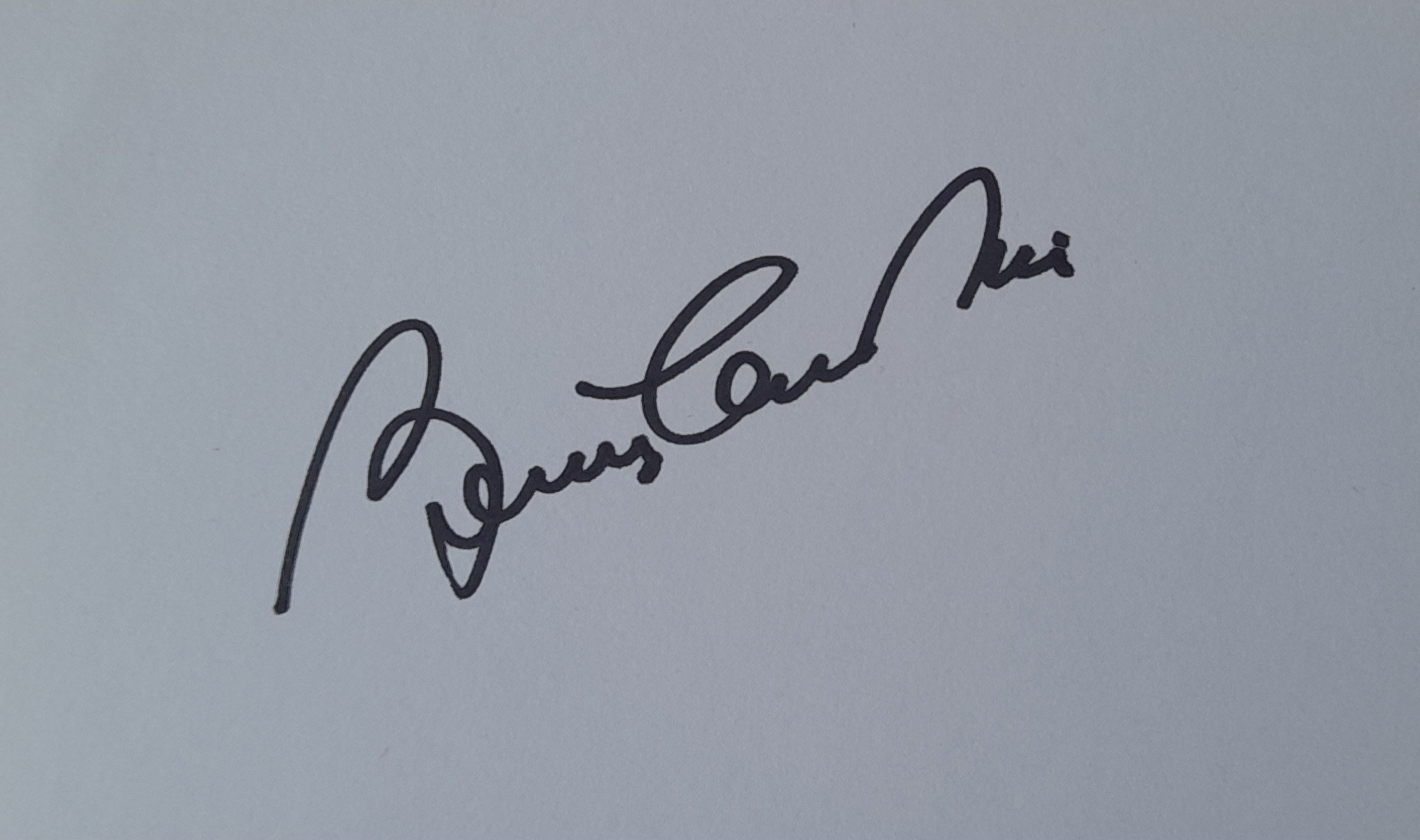 1966 WORLD CUP WINNER BOBBY CHARLTON AUTOGRAPH